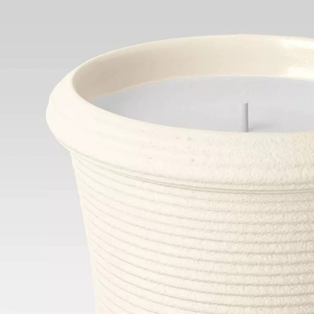 12.7oz‎ Ceramic Ribbed Citronella Candle - Threshold Studio McGee, Target 2020 - Picture 3 of 6